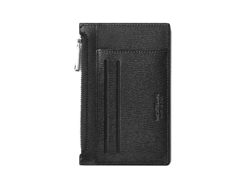 POCKET HOLDER 8CC BLACK WITH ZIPPED POCKET MEISTERSTUCK 4810 MONTBLANC 129255